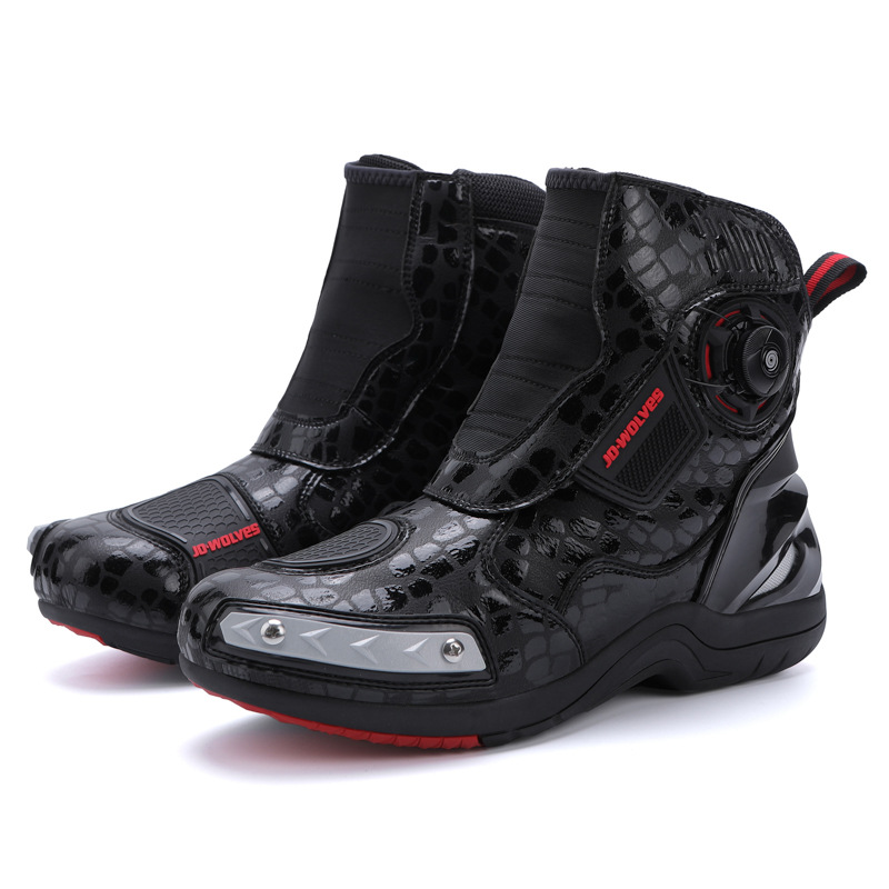 Outdoor Adventure Wear - Botas de Motociclismo Todoterreno para Hombre