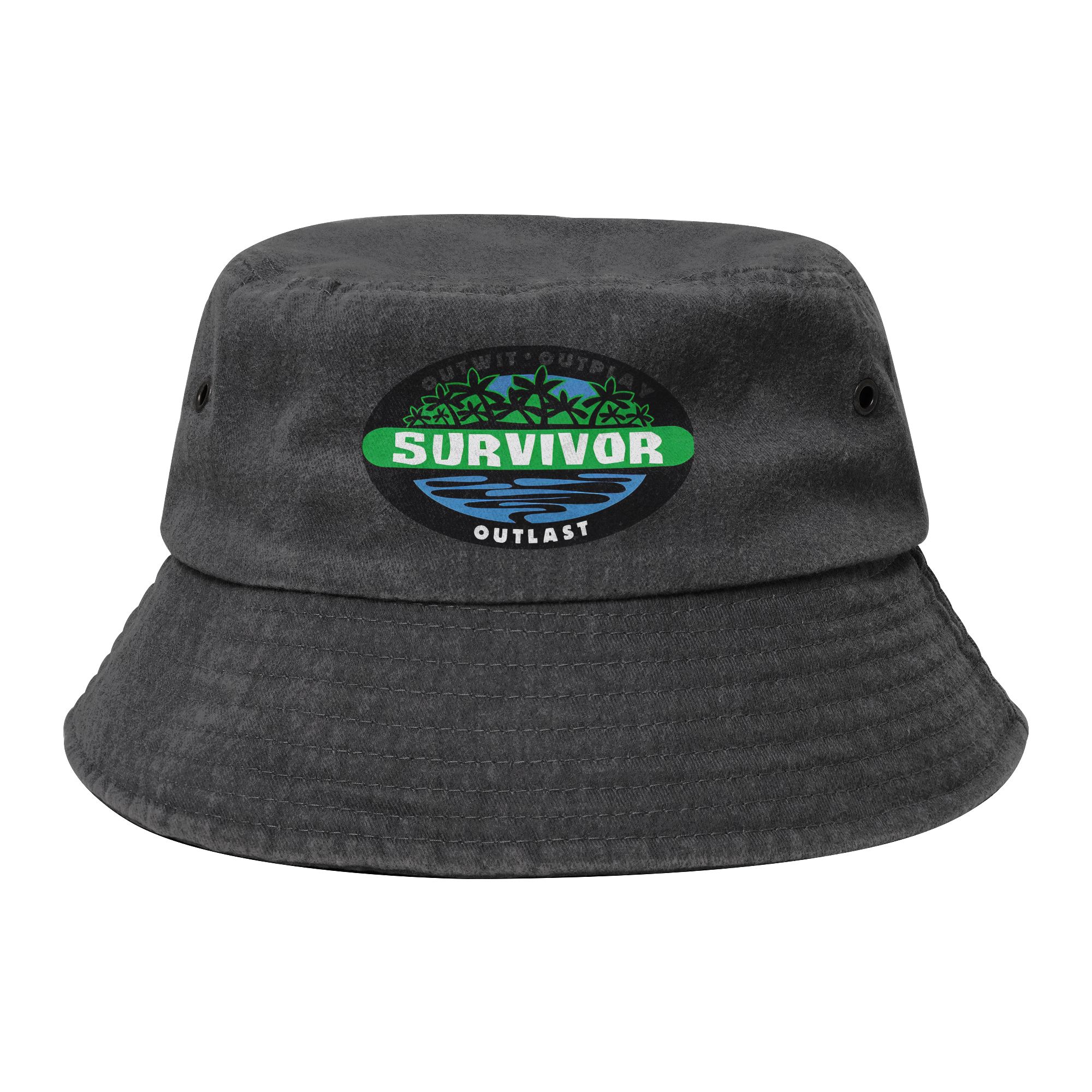 Outdoor Adventure And Travel Show - Sombrero de pescador de mezclilla desgastada