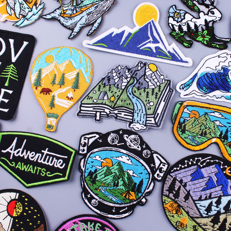 Outdoor Adventure And Travel Show - Parches de viaje de aventura natural