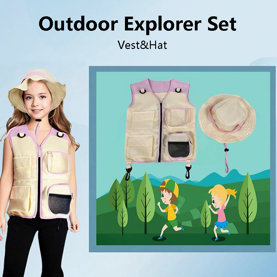 Chaleco de explorador para niñ - Outdoor Adventure Activities For Kids reseña y precio
