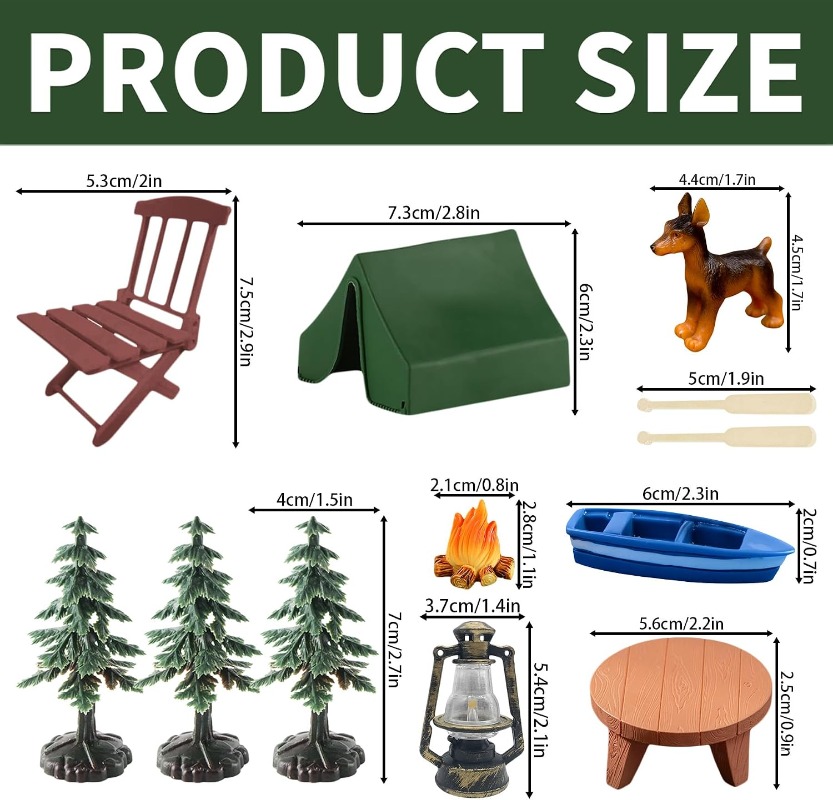 Set de 12 Decoraciones para Pa - Outdoor Adventure Birthday Party reseña y precio