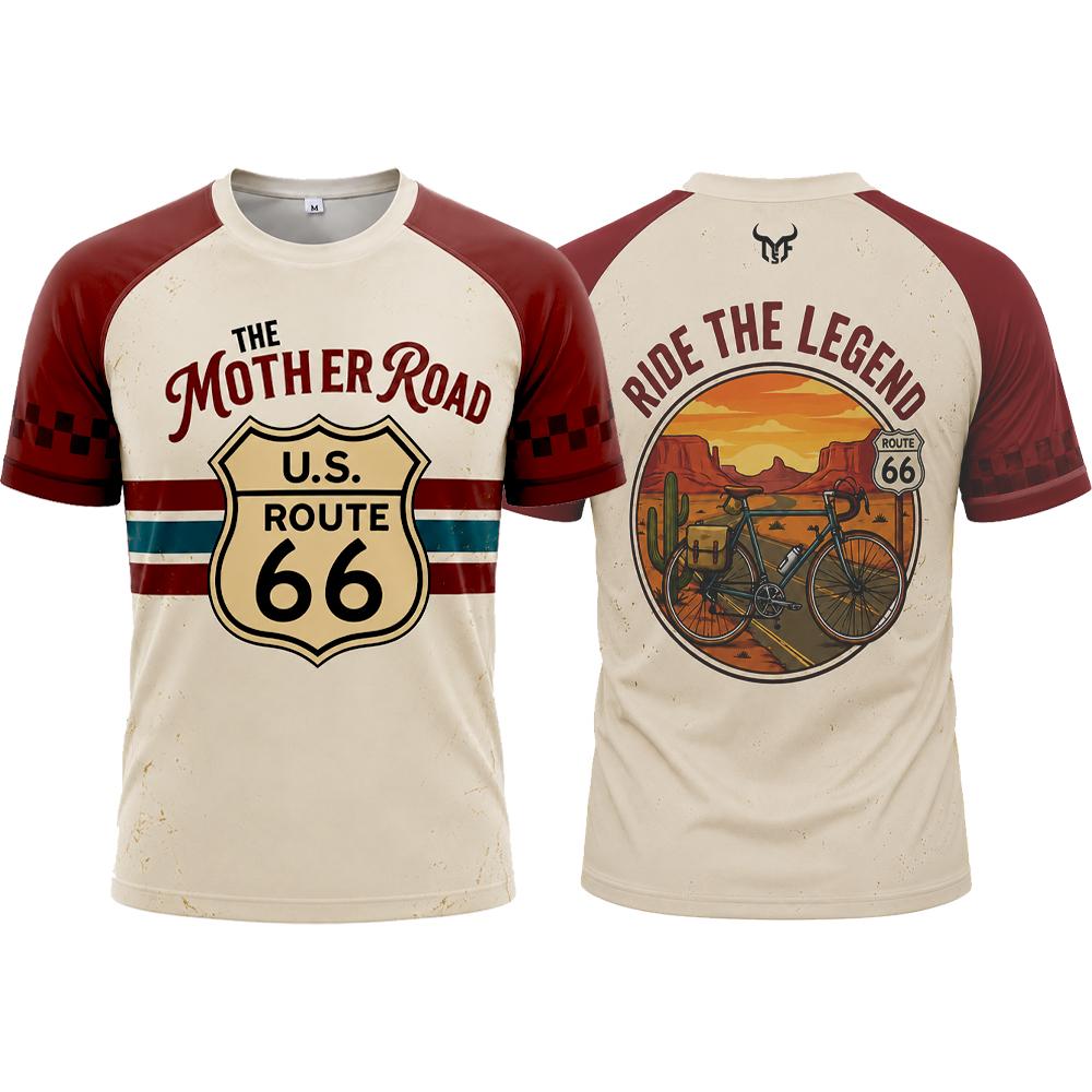Camiseta Vintage Route 66 para - Outdoor Adventure Wear reseña y precio