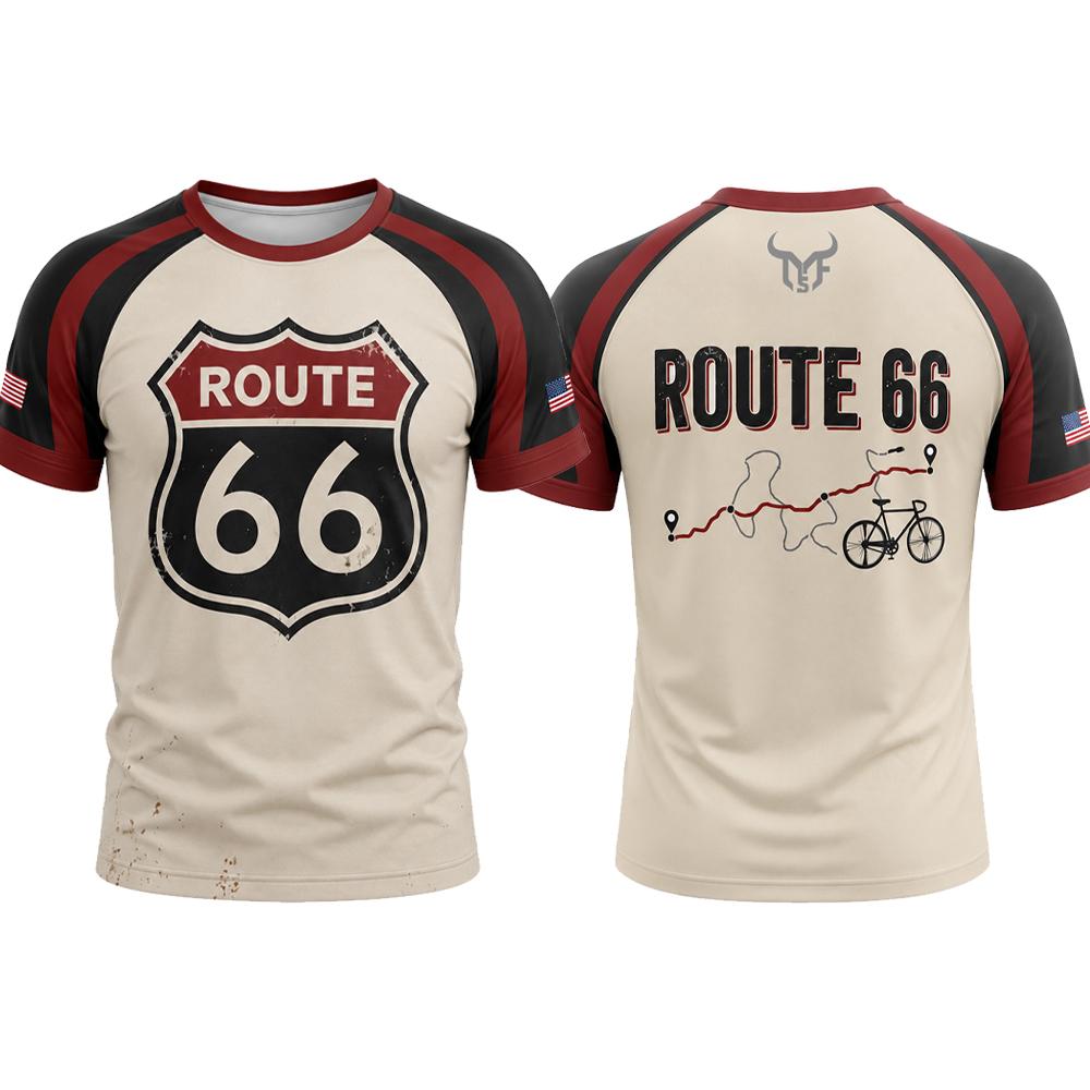 Camiseta Vintage Route 66 para - Outdoor Adventure Wear reseña y precio