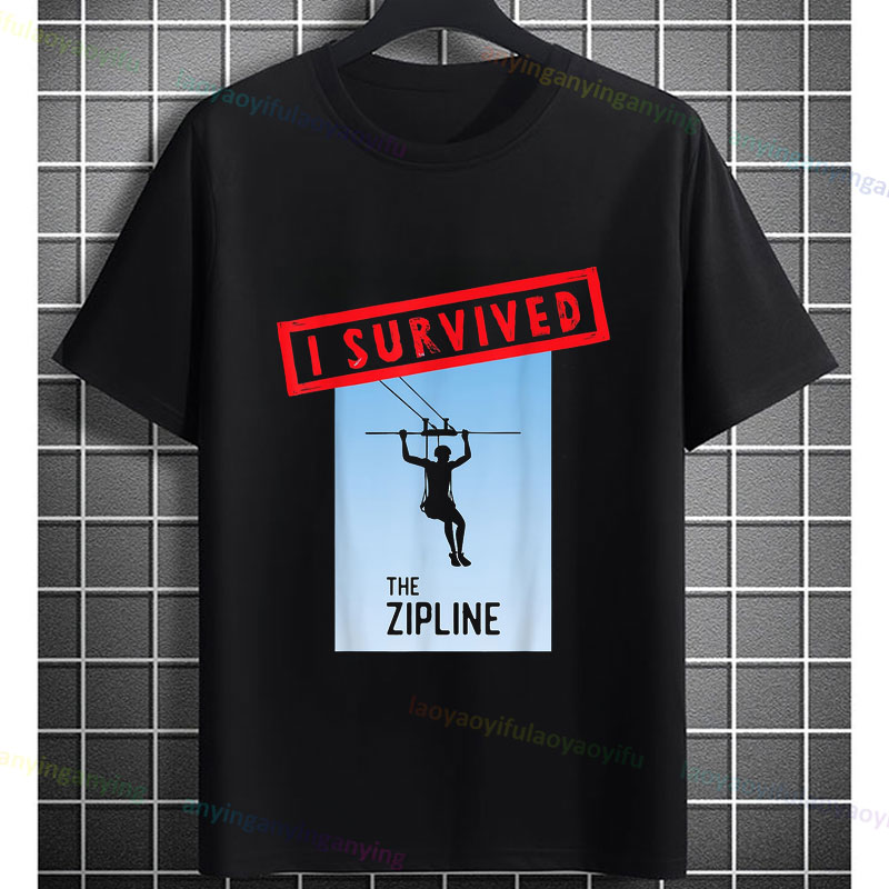 Divertida camiseta gráfica de  - Outdoor Adventure Ziplines & Waterfall reseña y precio