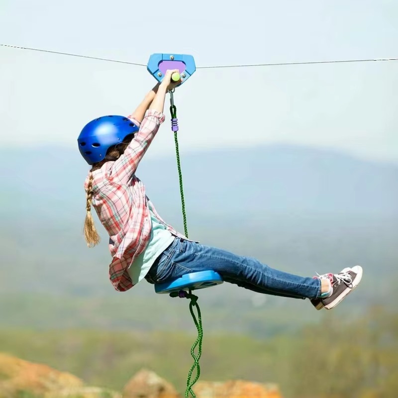 Juego de tirolina para exterio - Outdoor Adventure Ziplines & Waterfall reseña y precio